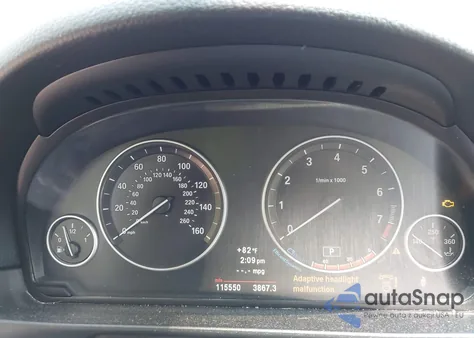 2013 BMW 528I xDrive из США, поврежденный, VIN WBAXH5C59DD115381